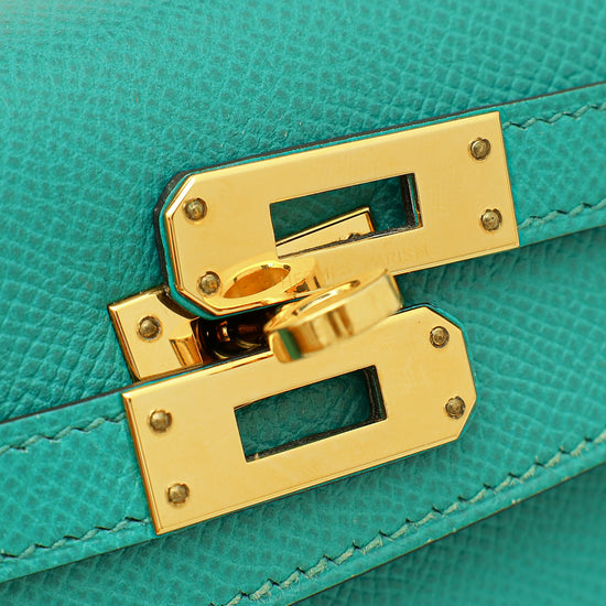 Hermes Bleu Paon Sellier Kelly 25 Bag