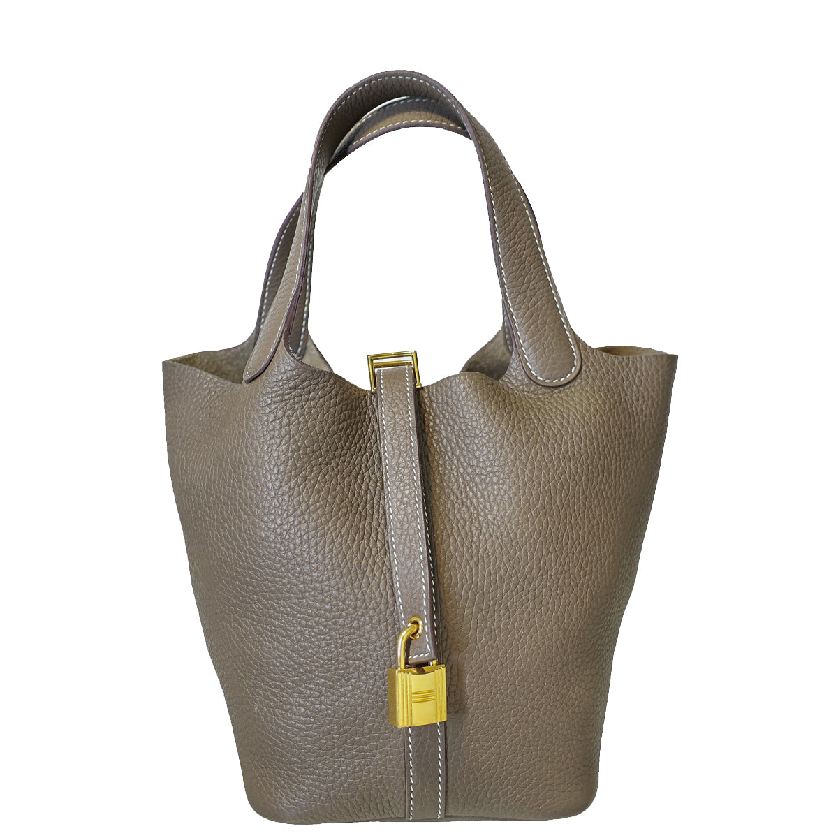 Hermes Etoupe Picotin Lock 18 Bag-Hermes-THE CLOSET