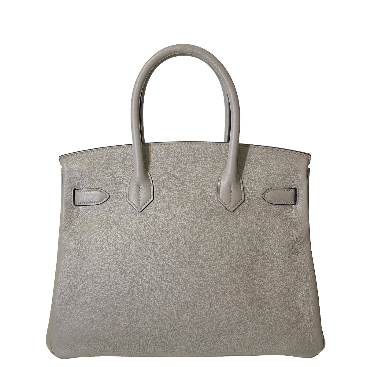 Hermes Gris Asphalte Retourne Birkin 30 Bag