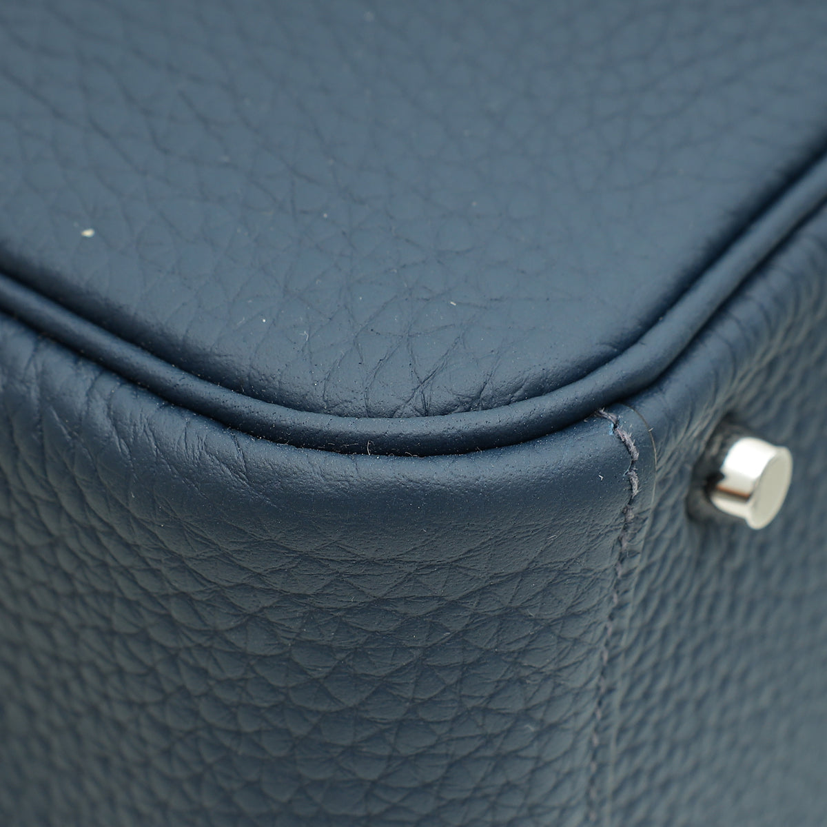 Hermes Bleu de Prusse Mini Lindy Bag