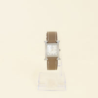 Hermes Stainless Steel Heure H Quartz Watch