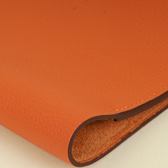 Hermes Orange Neo Ulysse PM Notebook Cover