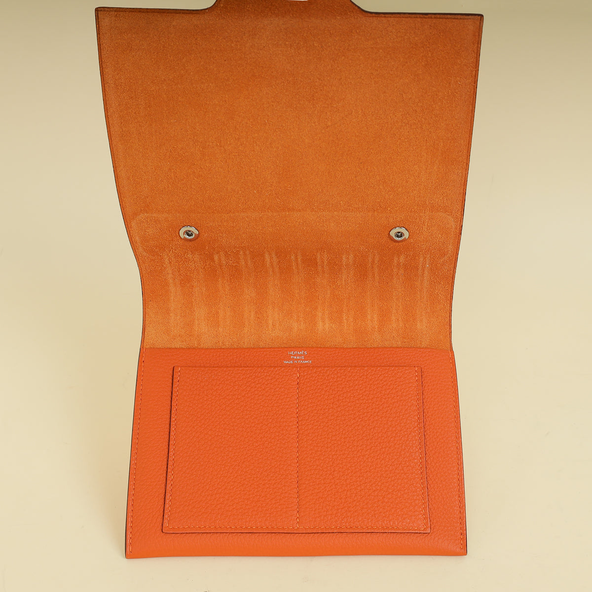 Hermes Orange Neo Ulysse PM Notebook Cover