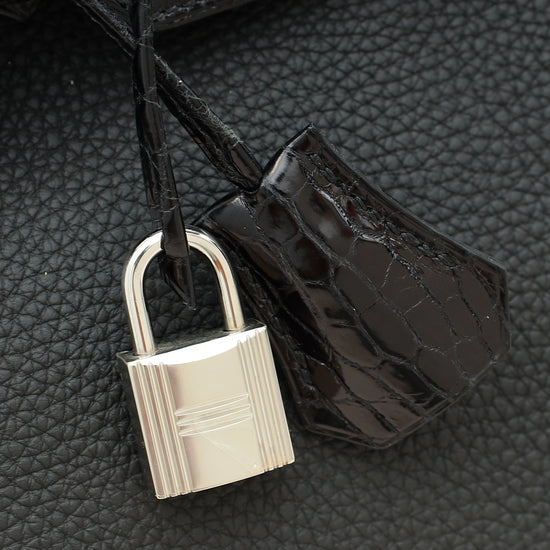 Load image into Gallery viewer, Hermes Noir Birkin Touch 30 Bag
