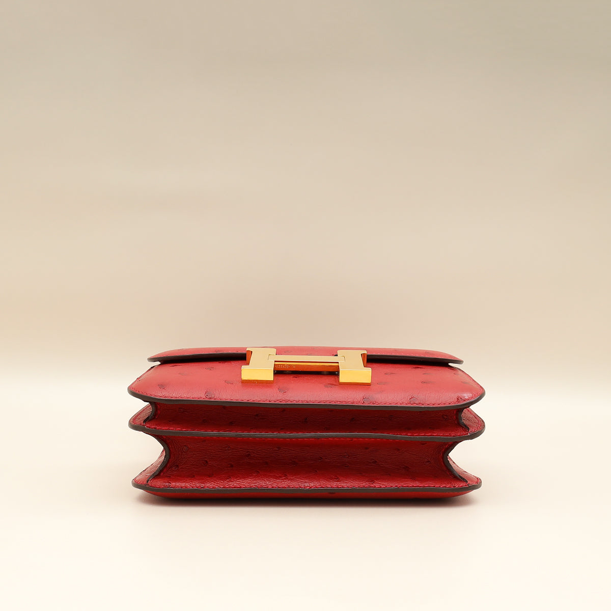 Hermes Rouge Vif Ostrich Constance 18 Bag-Hermes-THE CLOSET