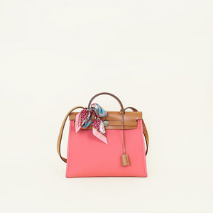 Hermes Rose Azalee Sellier Herbag Zip 31 PM Bag