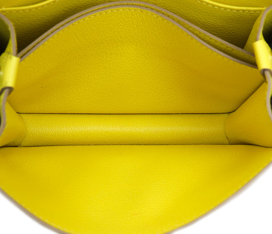 Hermes Lime Roulis Mini Bag