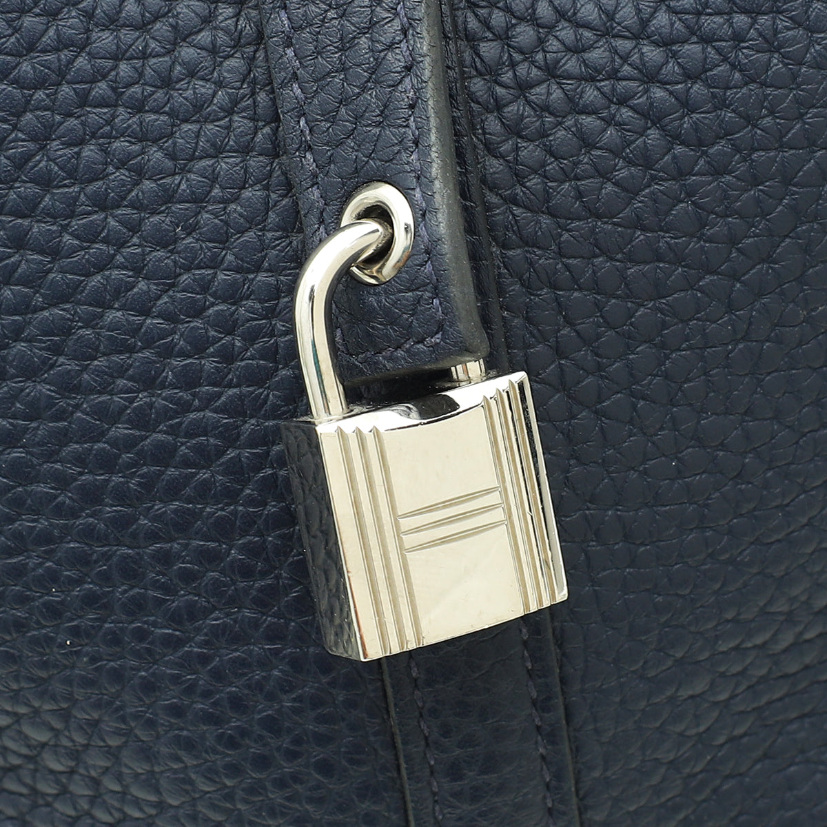 Hermes Navy Picotin Lock 22 Bag