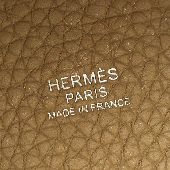 Hermes Beige Marfa Picotin Lock 22 Bag