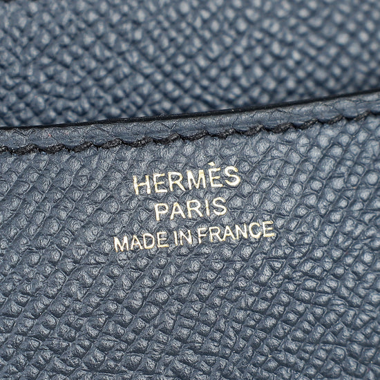 Hermes Bleu Nuit Constance Mini 18 Bag