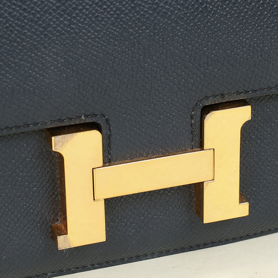Hermes Bleu Nuit Constance Mini 18 Bag