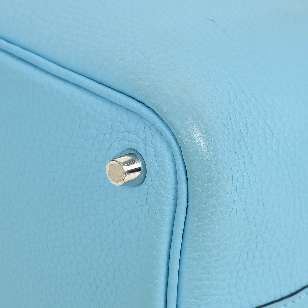 Hermes Bleu Du Nord Picotin Lock 18 Bag