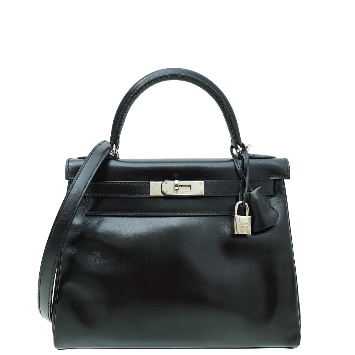 Hermes Black Retourne Kelly 28 Bag-Hermes-THE CLOSET