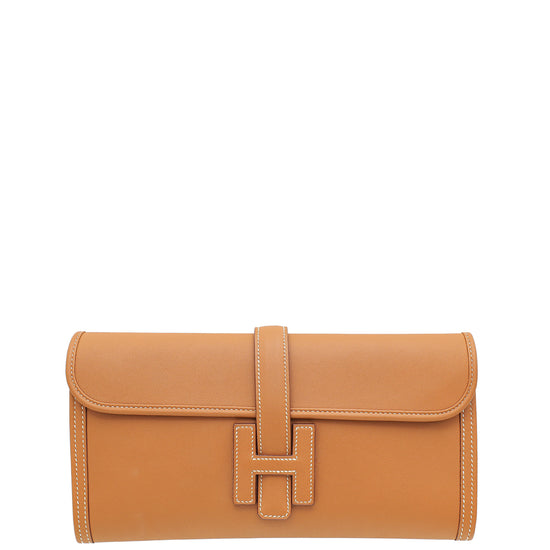 Hermes Gold Jige Elan 29 Clutch