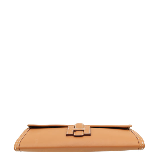 Hermes Gold Jige Elan 29 Clutch