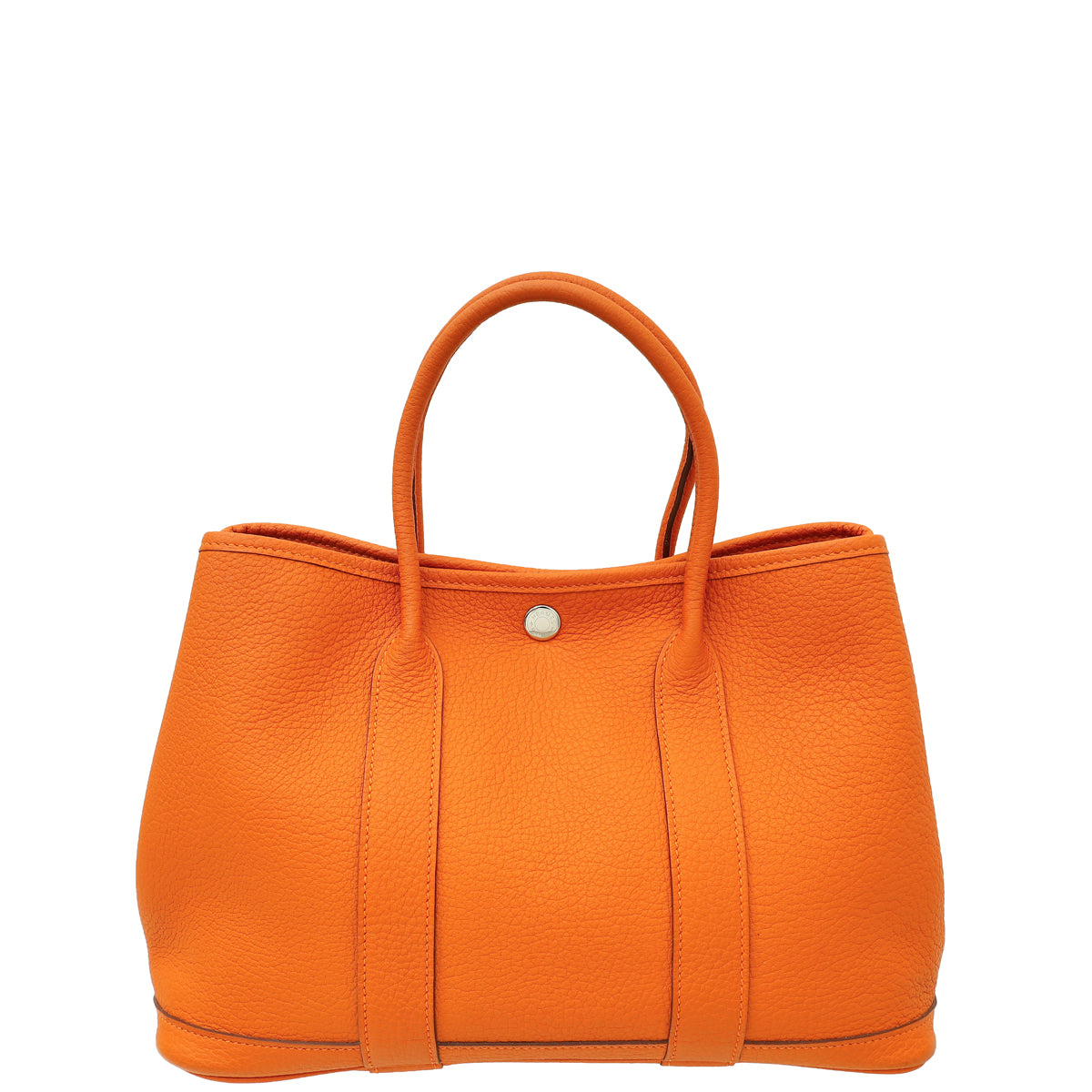 Hermes Orange Garden Party TPM Negonda Leather Bag-Hermes-THE CLOSET