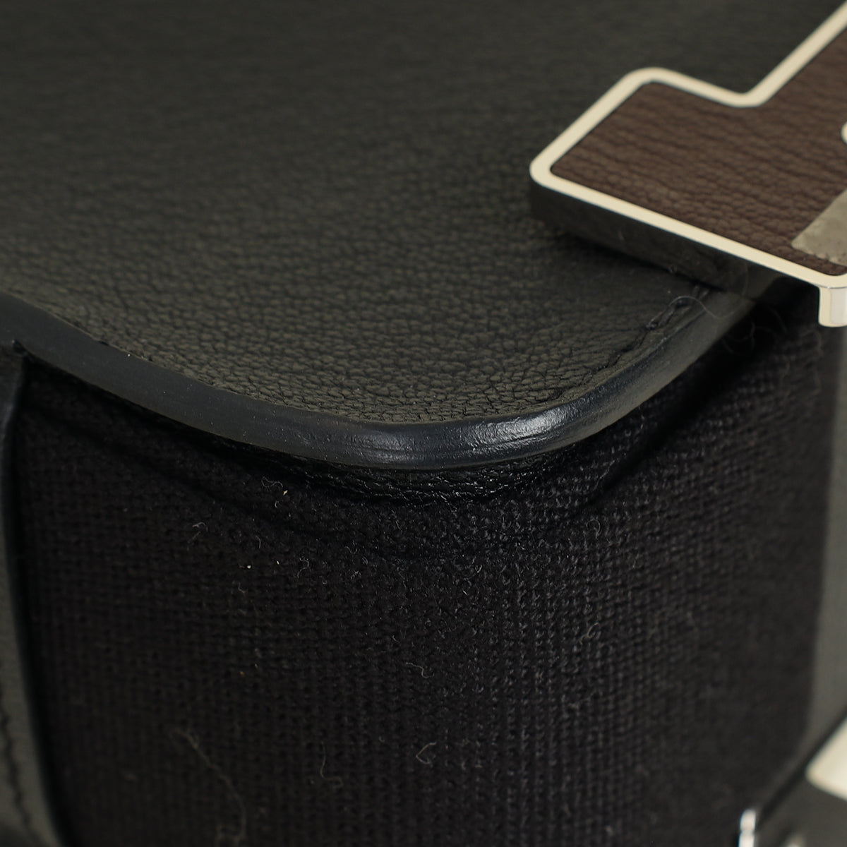 Hermes Bicolor Geta Mysore Goatskin Bag — image 8 of 12