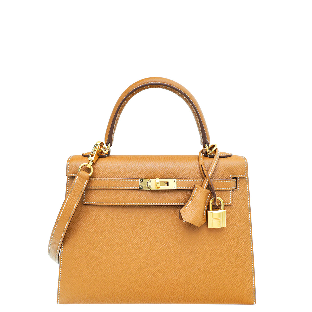Hermes Gold Sellier Kelly 25 Bag-Hermes-THE CLOSET