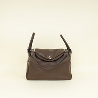 Hermes Chocolate Lindy 34 Bag