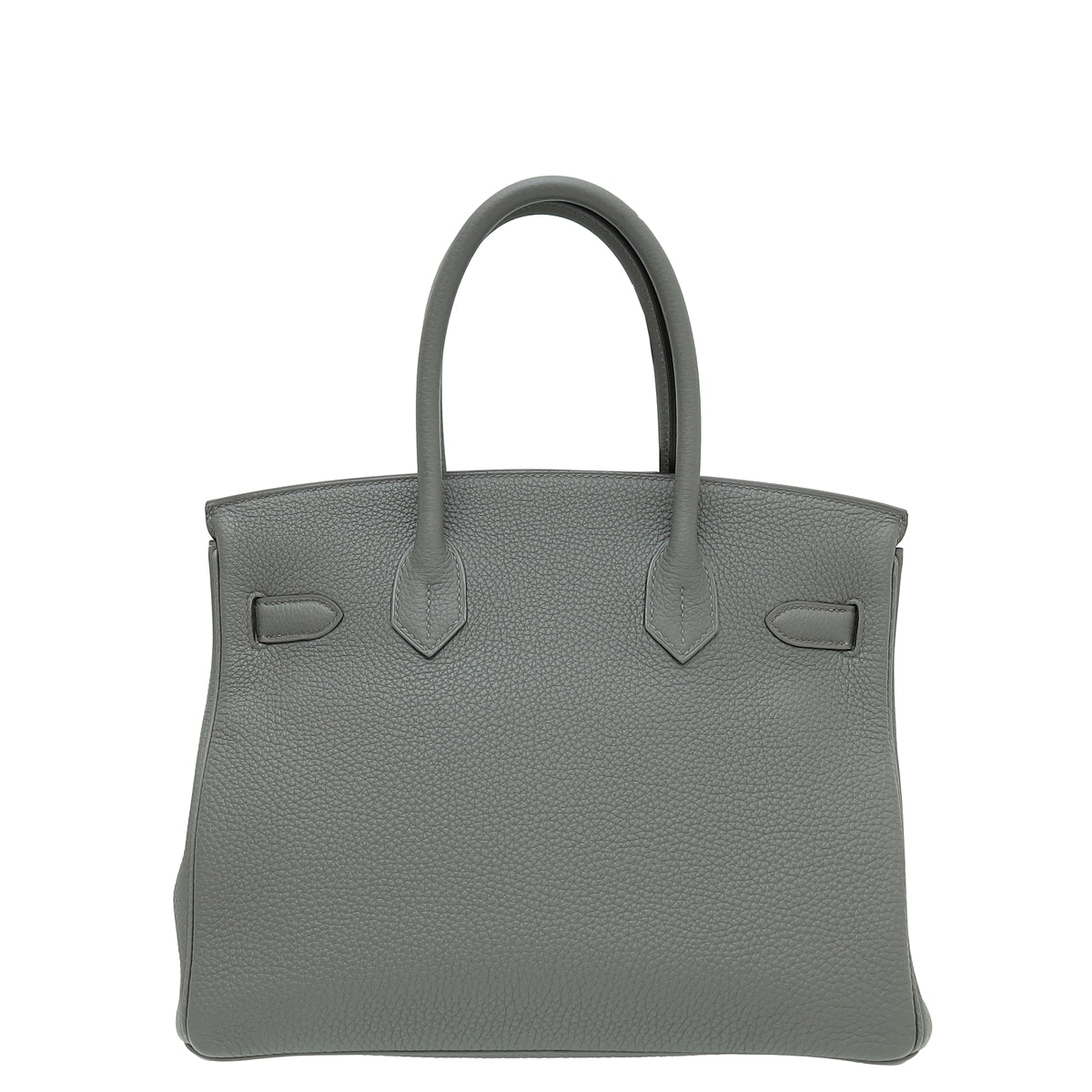 Hermes Gris Etain Retourne Birkin 30 Bag-Hermes-THE CLOSET