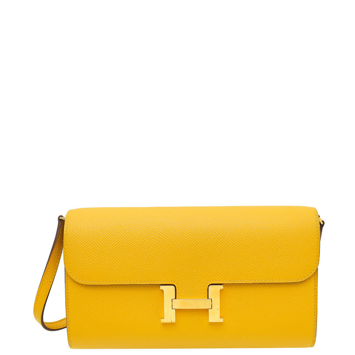 Hermes Jaune Ambre Constance To Go Wallet-Hermes-THE CLOSET