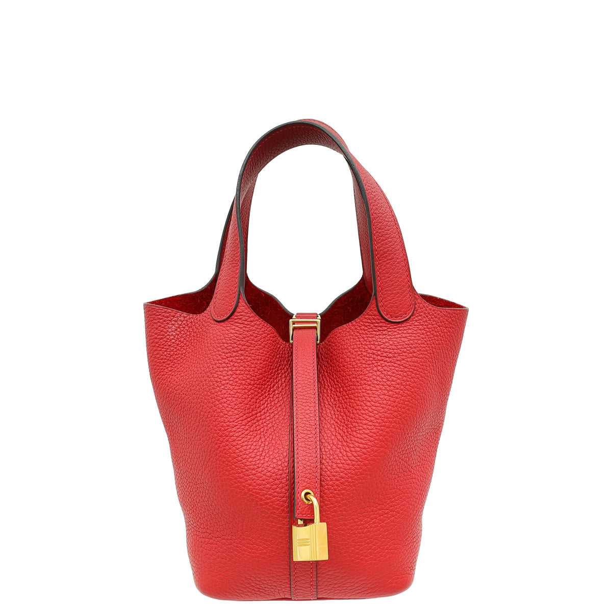 Hermes Rouge Casaque Picotin Lock 18 Bag