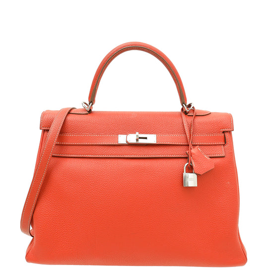 Hermes Sanguine Retourne Kelly 35 Bag