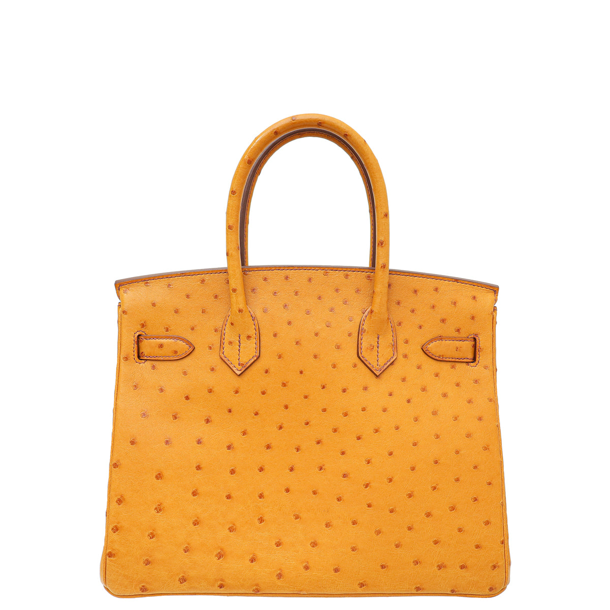 Hermes Cognac Ostrich Birkin 30 Bag-Hermes-THE CLOSET