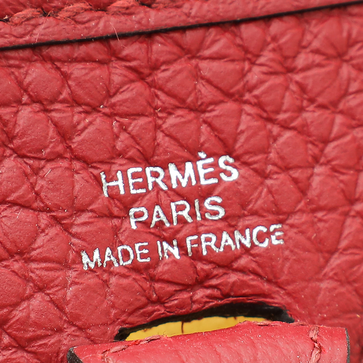 Hermes Rubis Evelyne TPM Bag W/ Geegee Bag Charm