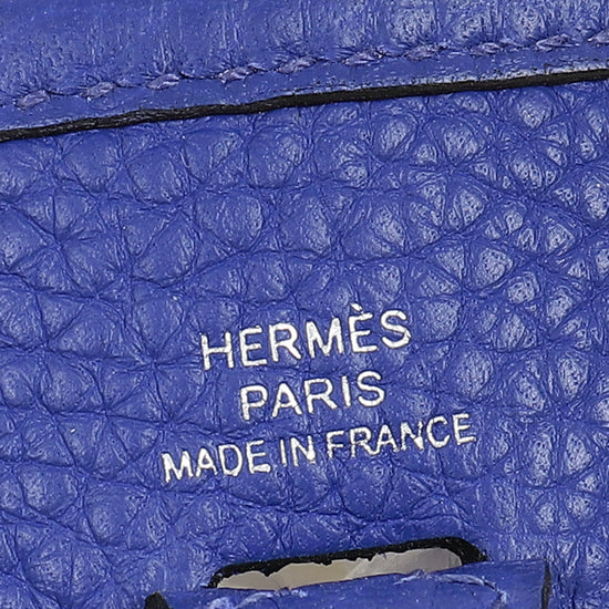Hermes Bleu Electrique Evelyne 16 TPM Bag