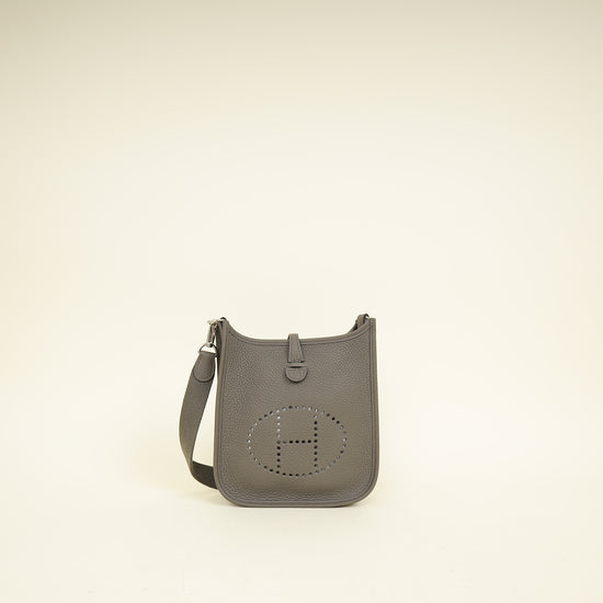 Hermes Gris Etain Evelyne 16 TPM Bag