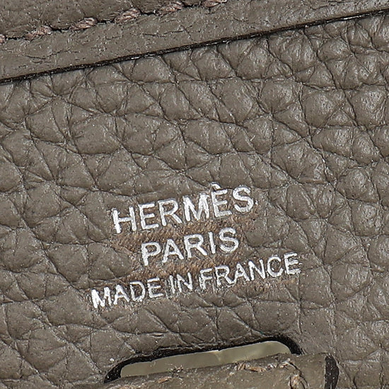 Hermes Gris Etain Evelyne 16 TPM Bag