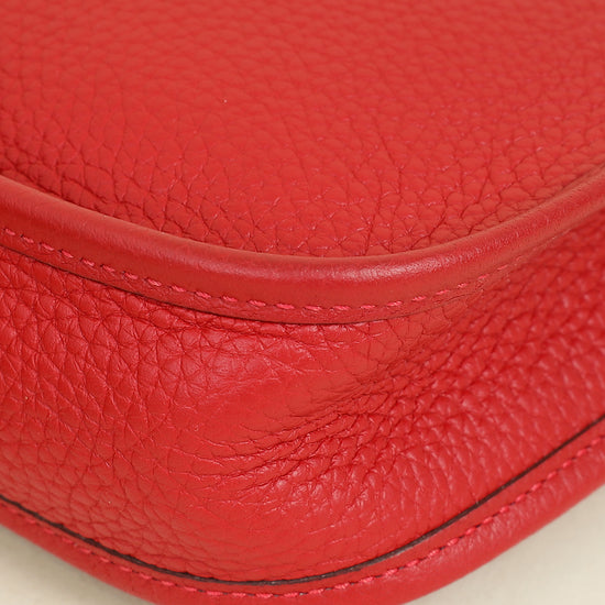 Hermes Rouge Casaque Evelyne 16 TPM Bag