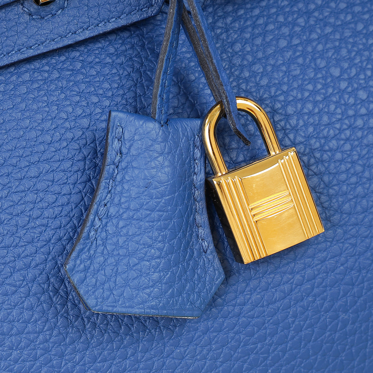 Hermes Bleu France Retourne Birkin 25 Bag — image 9 of 14