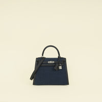 Hermes Bicolor Kelly 25 Sellier Quadrille Bag