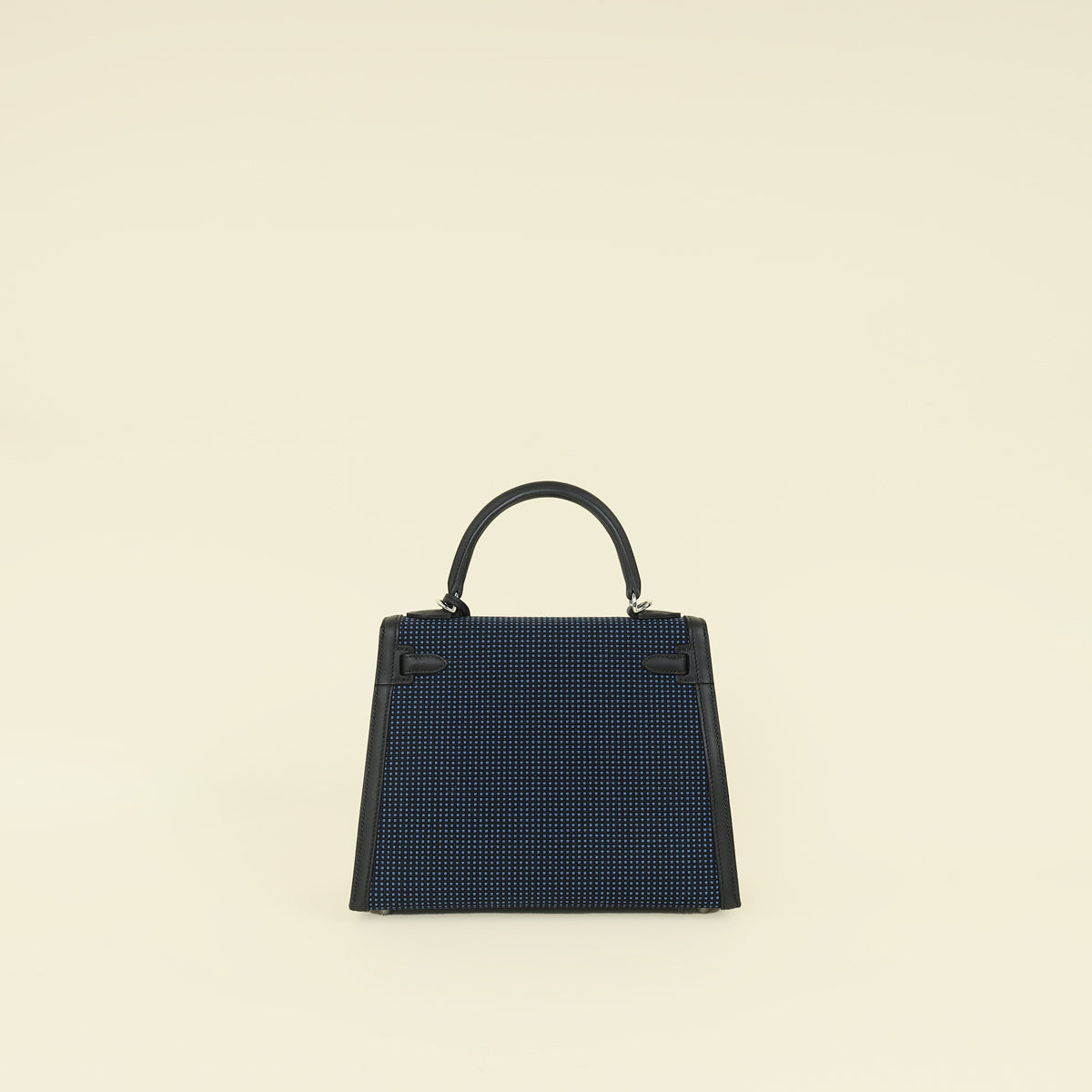 Hermes Bicolor Kelly 25 Sellier Quadrille Bag — image 3 of 14