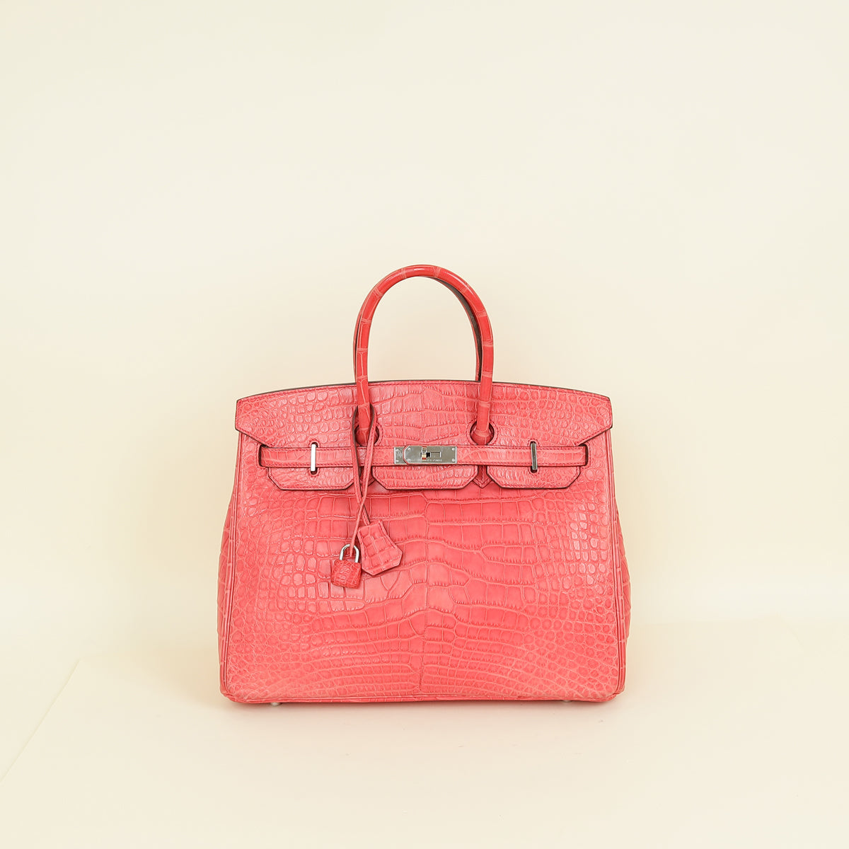 Hermes Bougainvillea Matte Alligator Retourne Birkin 35 Bag | — image 1 of 16