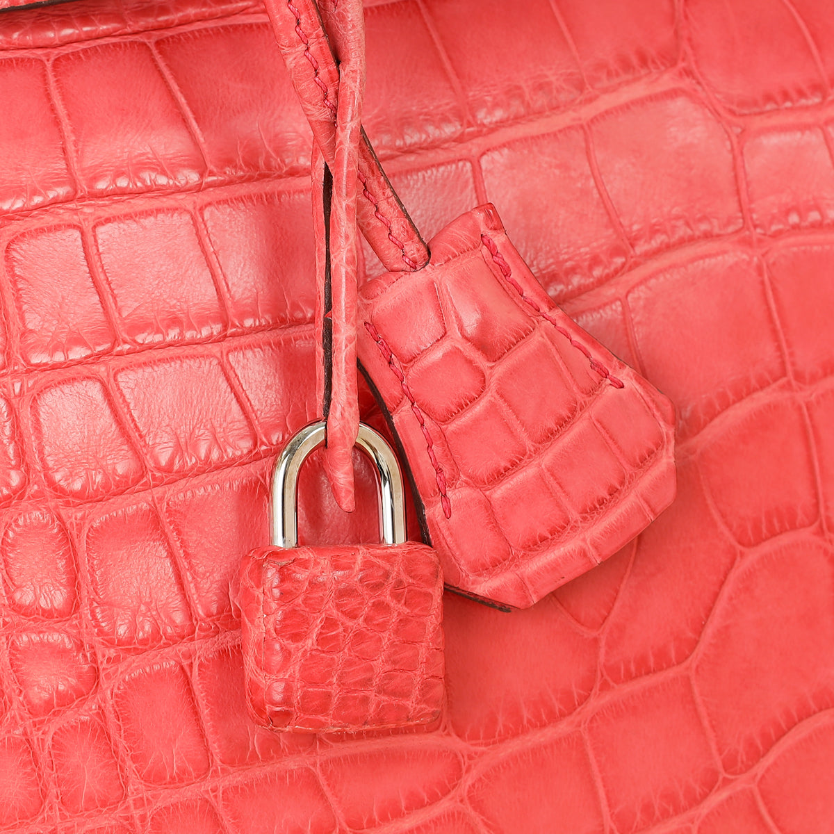 Hermes Bougainvillea Matte Alligator Retourne Birkin 35 Bag | — image 11 of 16
