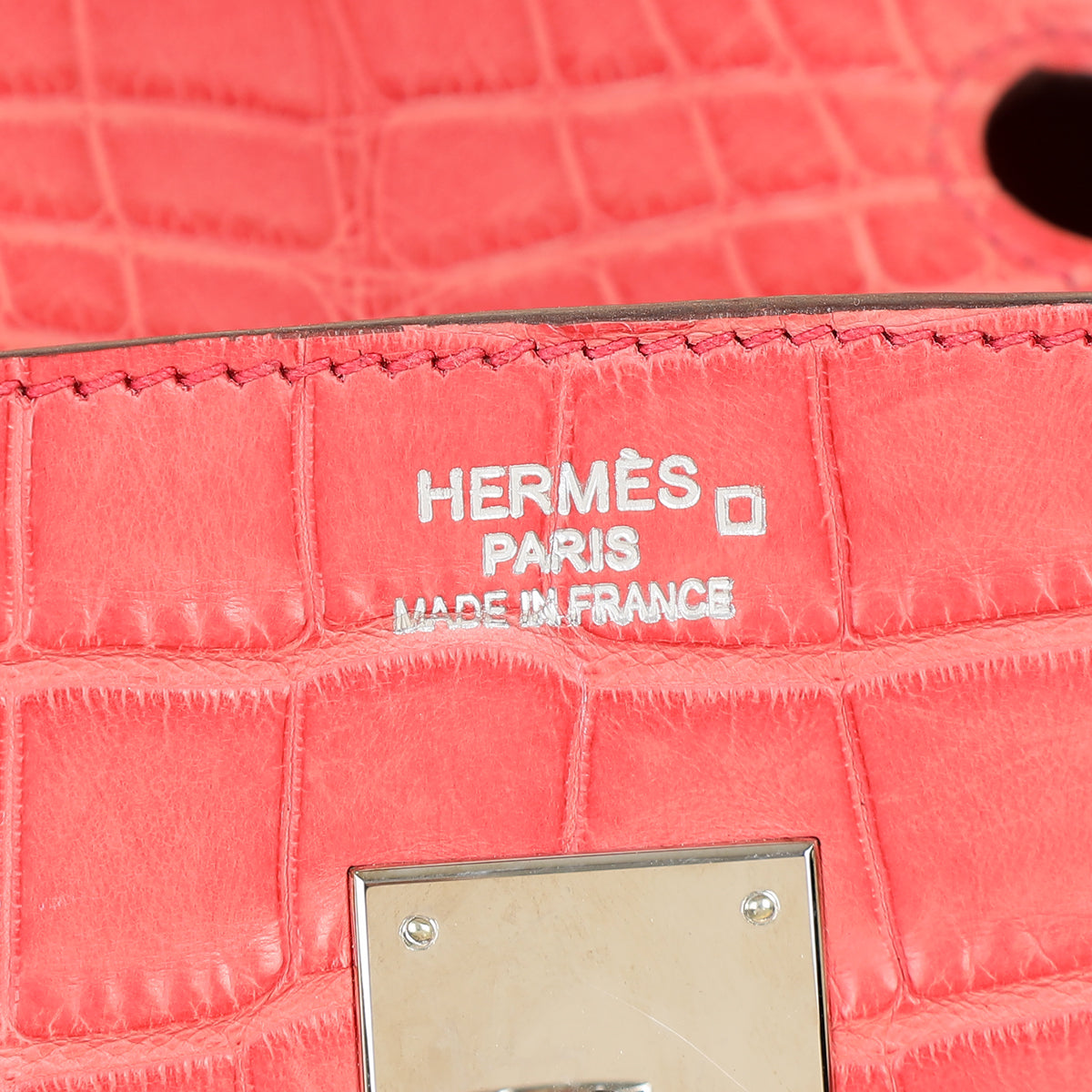 Hermes Bougainvillea Matte Alligator Retourne Birkin 35 Bag | — image 14 of 16
