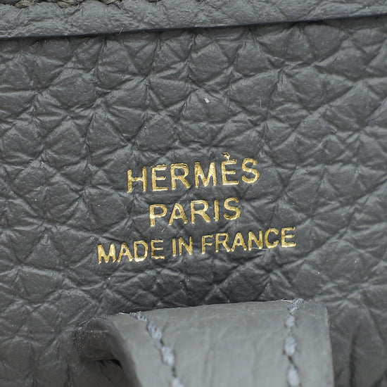 Load image into Gallery viewer, Hermes Gris Misty Evelyne TPM 16 Bag
