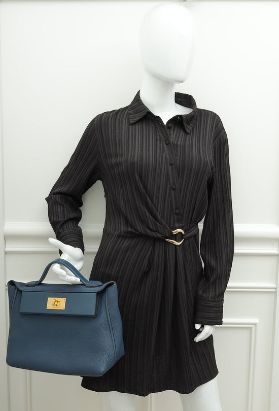 Load image into Gallery viewer, Hermes Bleu de Prusse 24/24 - 29 Bag
