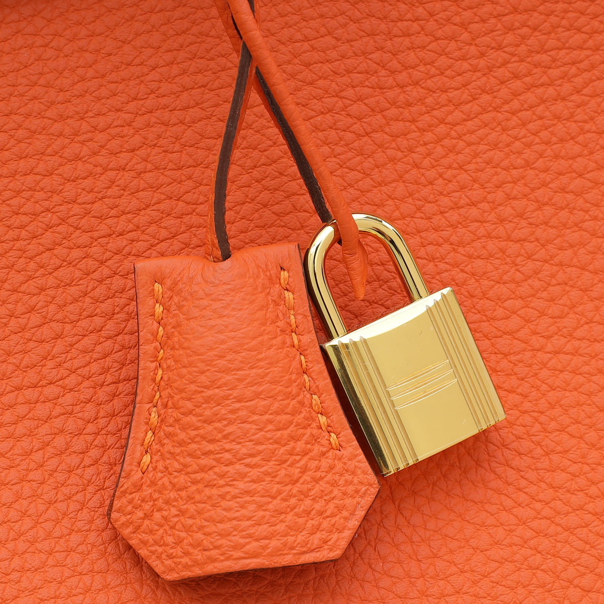 Hermes Orange Birkin 35 Bag