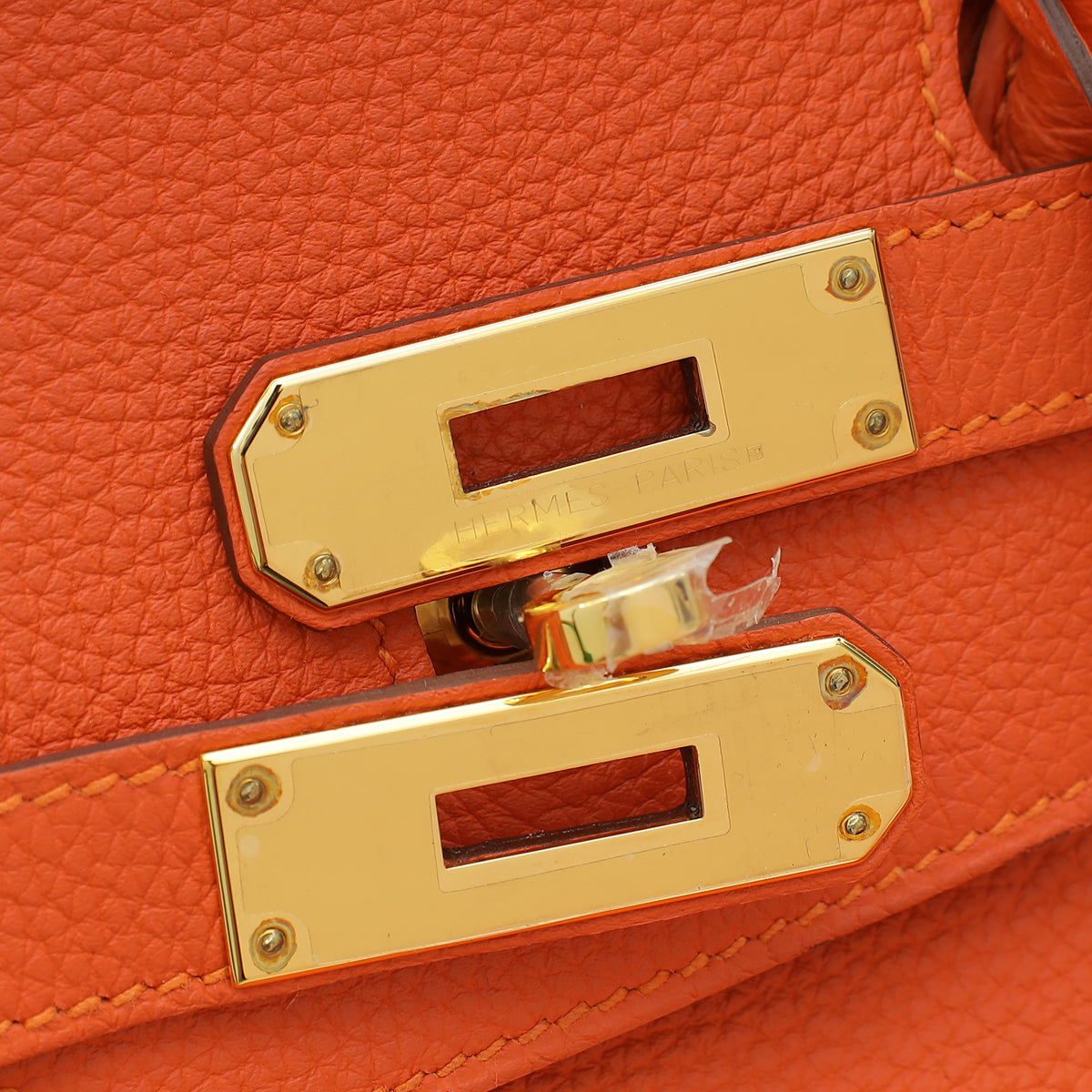 Hermes Orange Birkin 35 Bag