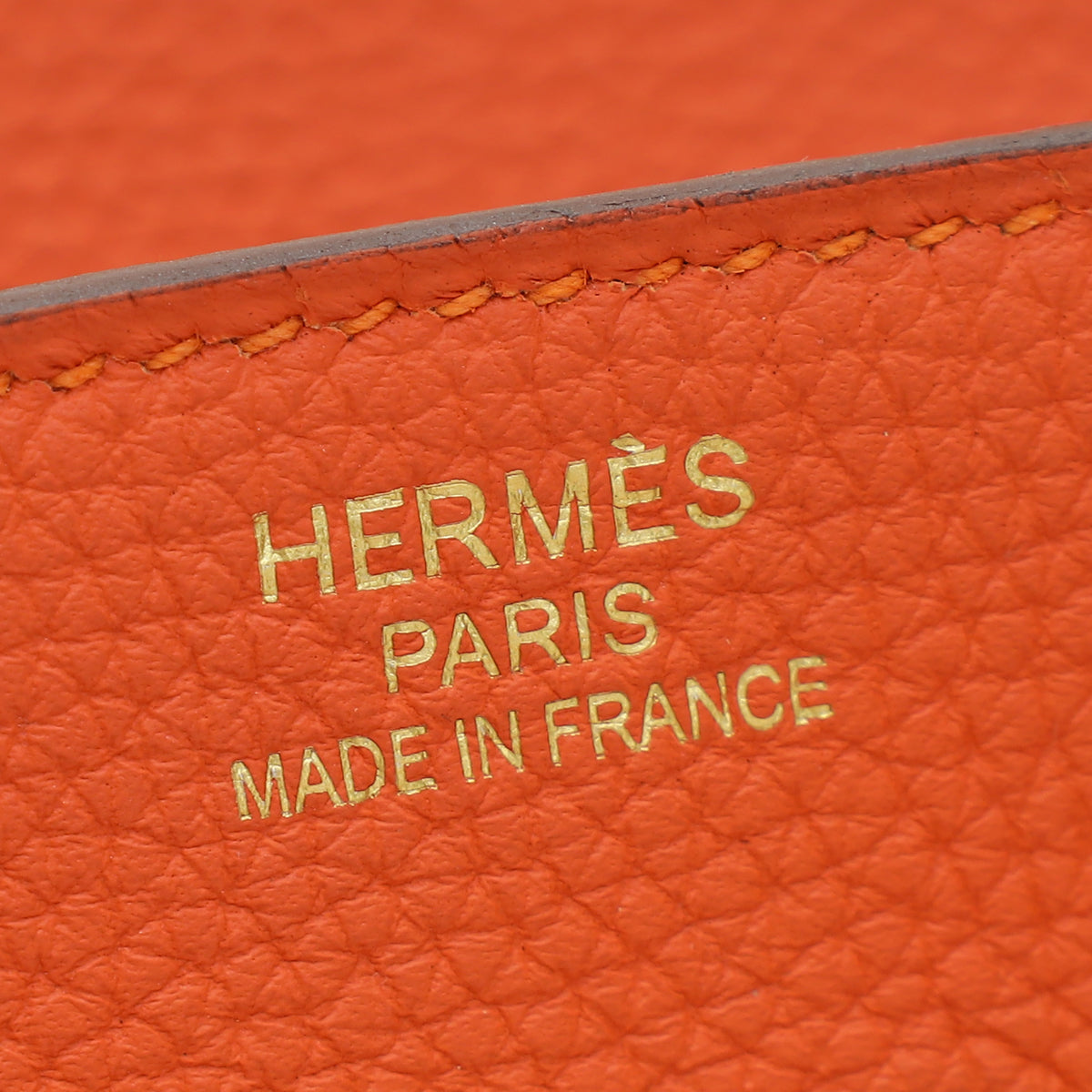 Hermes Orange Birkin 35 Bag