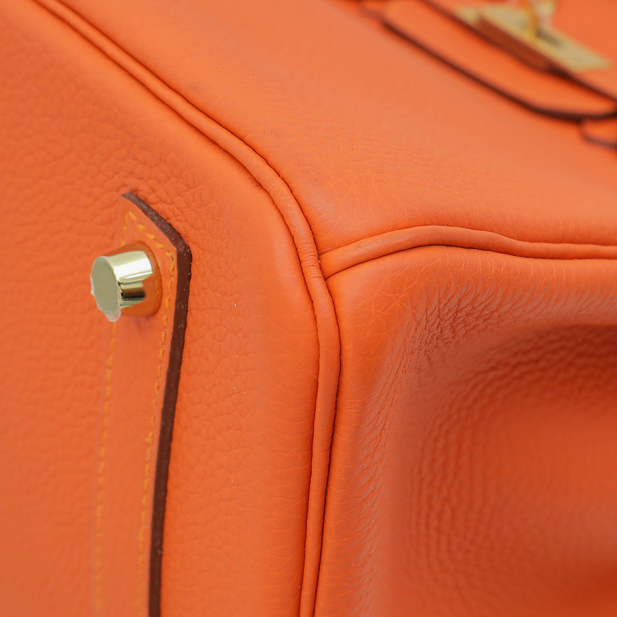 Hermes Orange Birkin 35 Bag