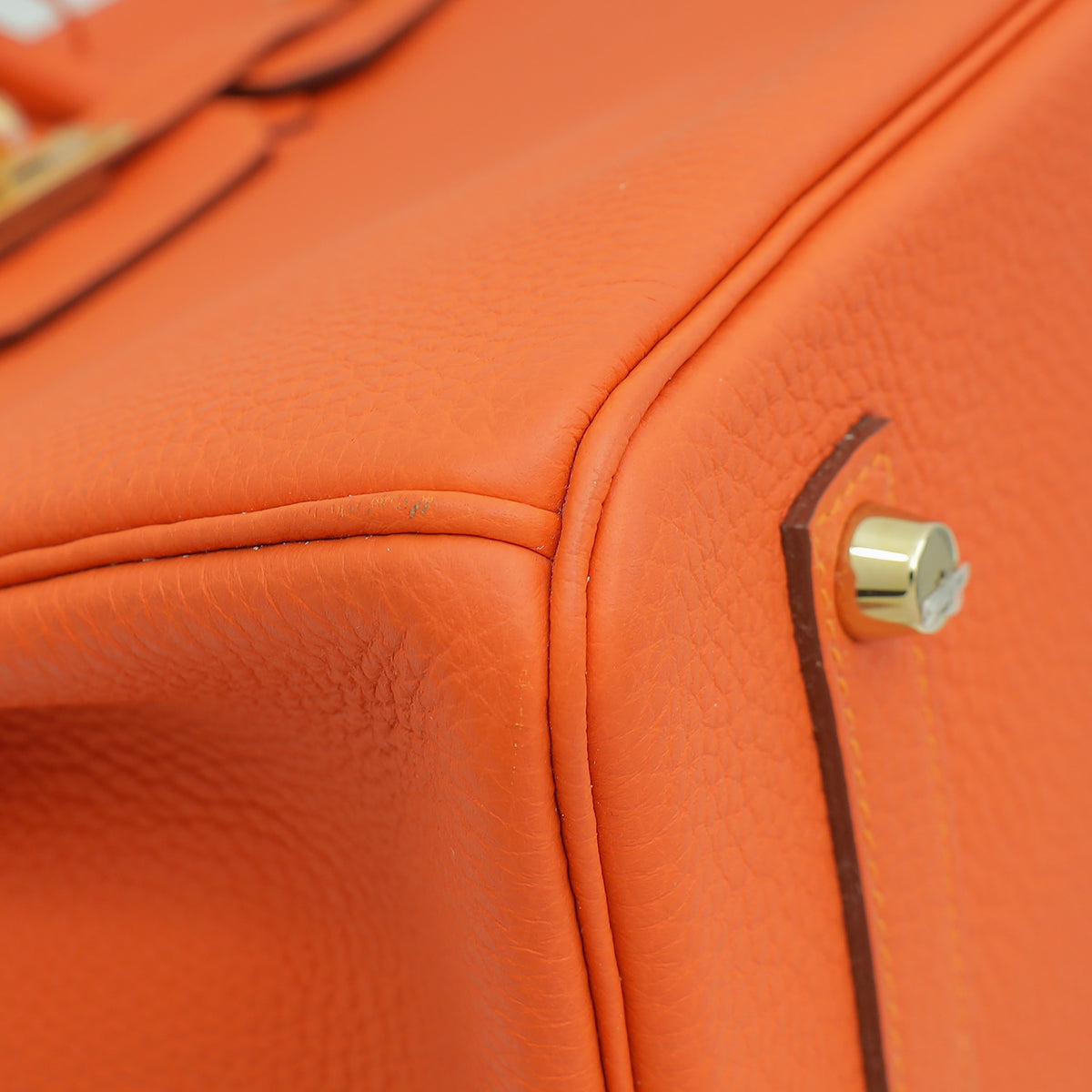 Hermes Orange Birkin 35 Bag