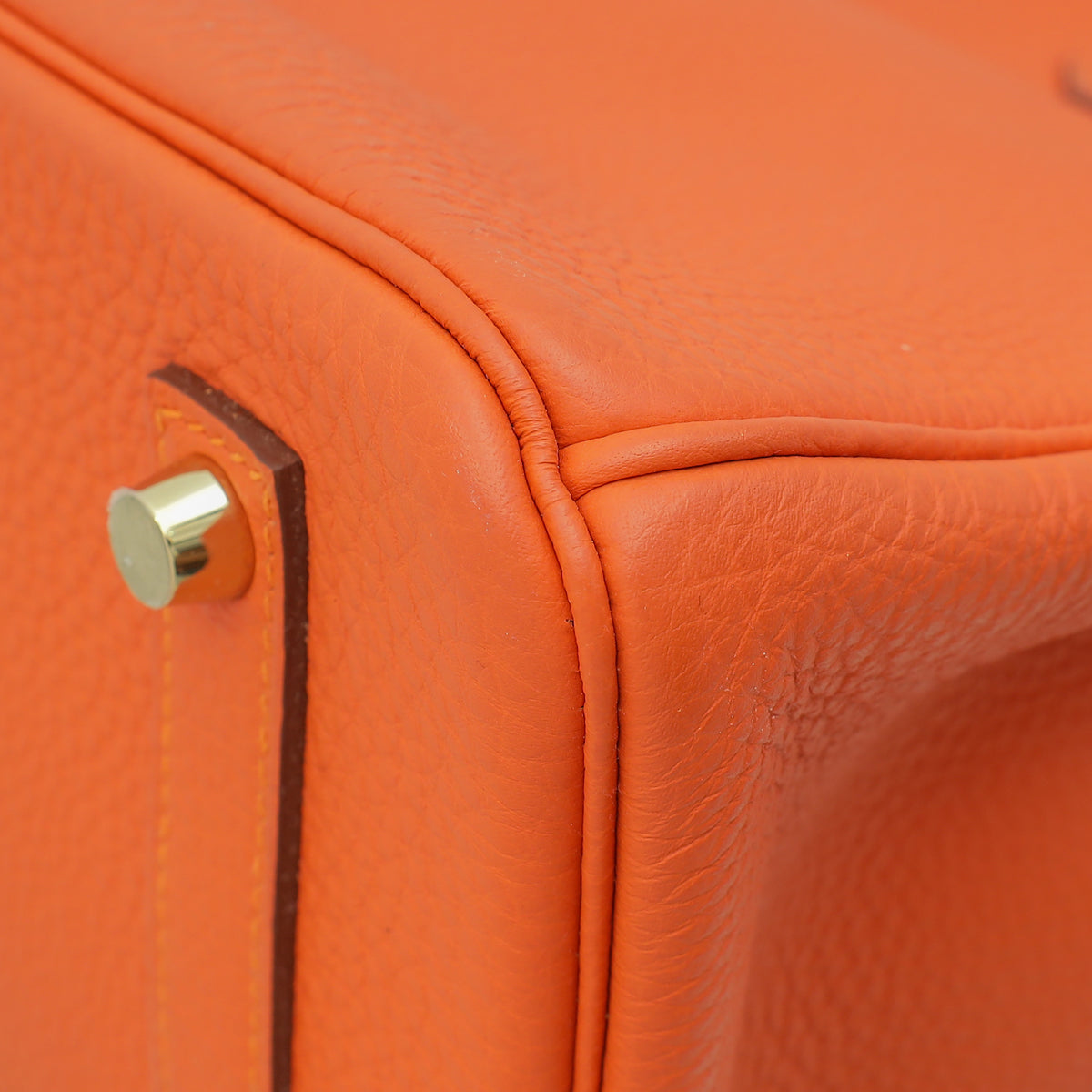 Hermes Orange Birkin 35 Bag