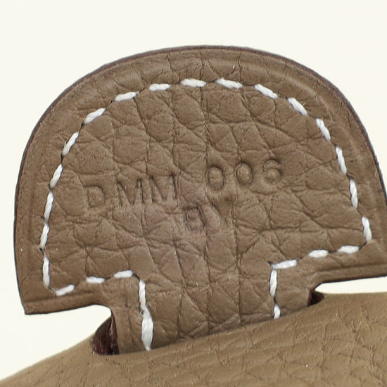 Hermes Etoupe Evelyne III 29 PM Bag