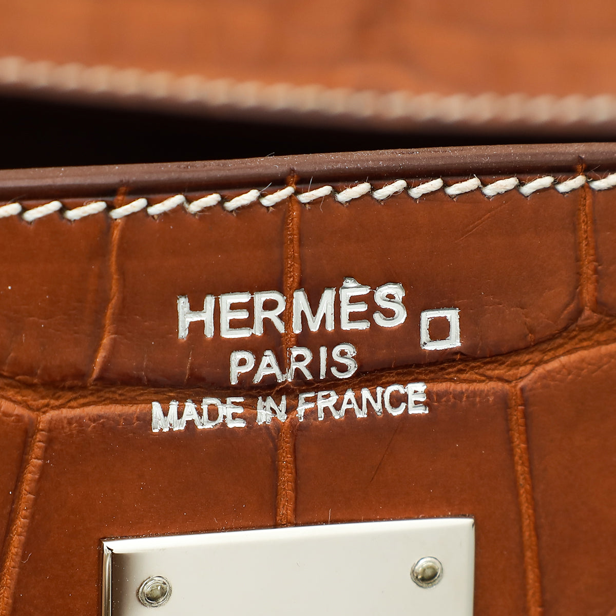 Hermes Fauve Matte Alligator Birkin 40 Bag