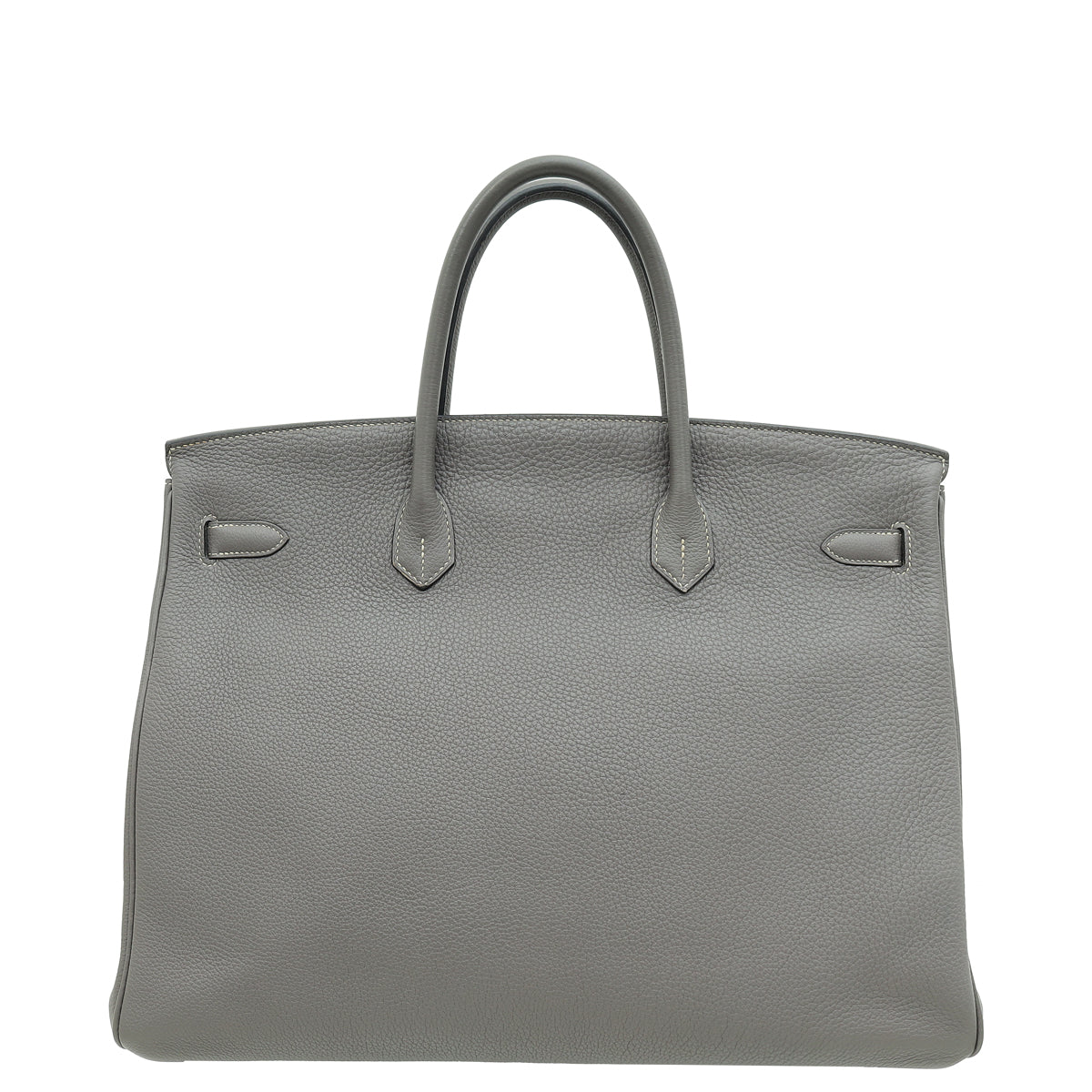 Hermes Bicolor Horseshoe Stamp Verso Retourne Birkin 40 Bag